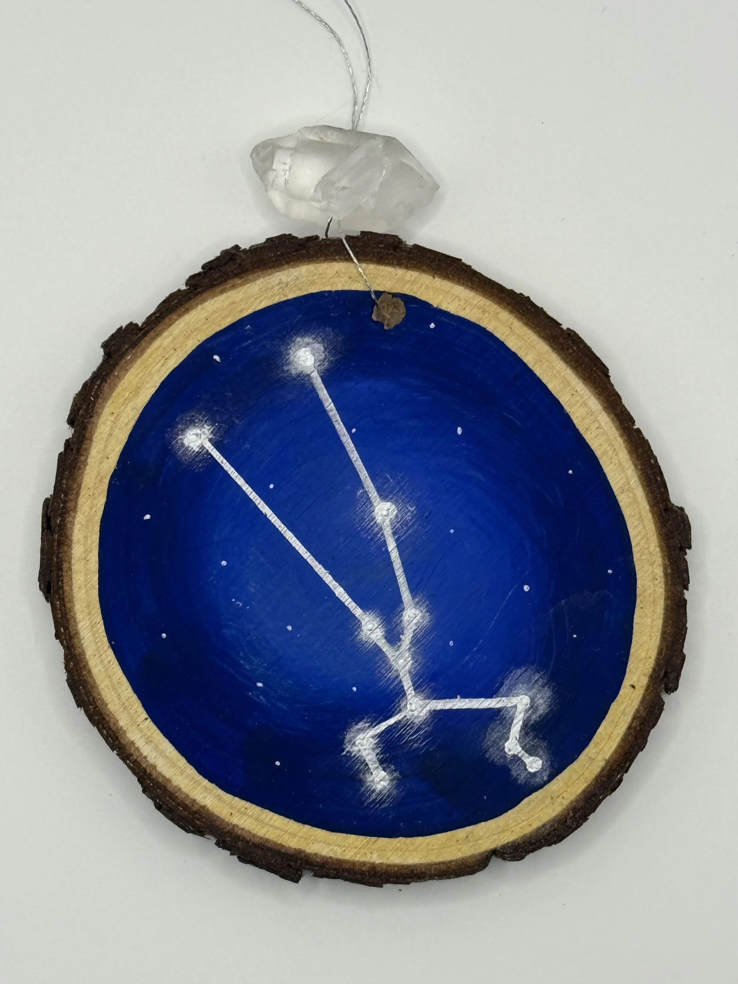 TAURUS CONSTELLATION / Acrylic Wood Ornament / 3x3" / Commissions+Recreations: $15