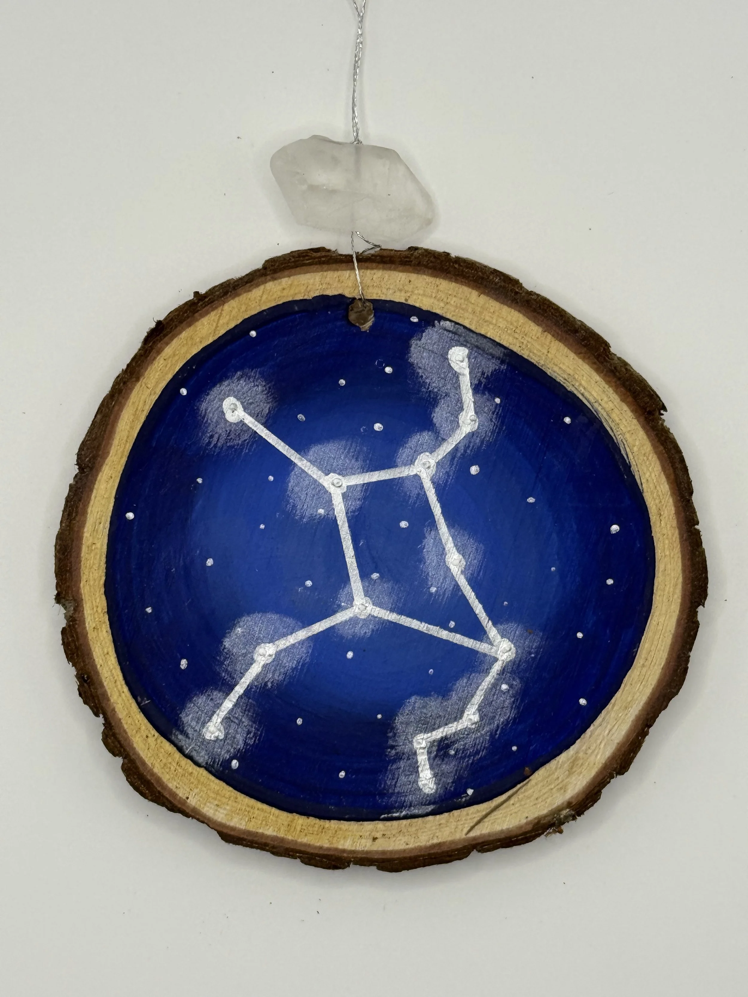 VIRGO CONSTELLATION / Acrylic Wood Ornament / 3x3" / Commissions+Recreations: $15