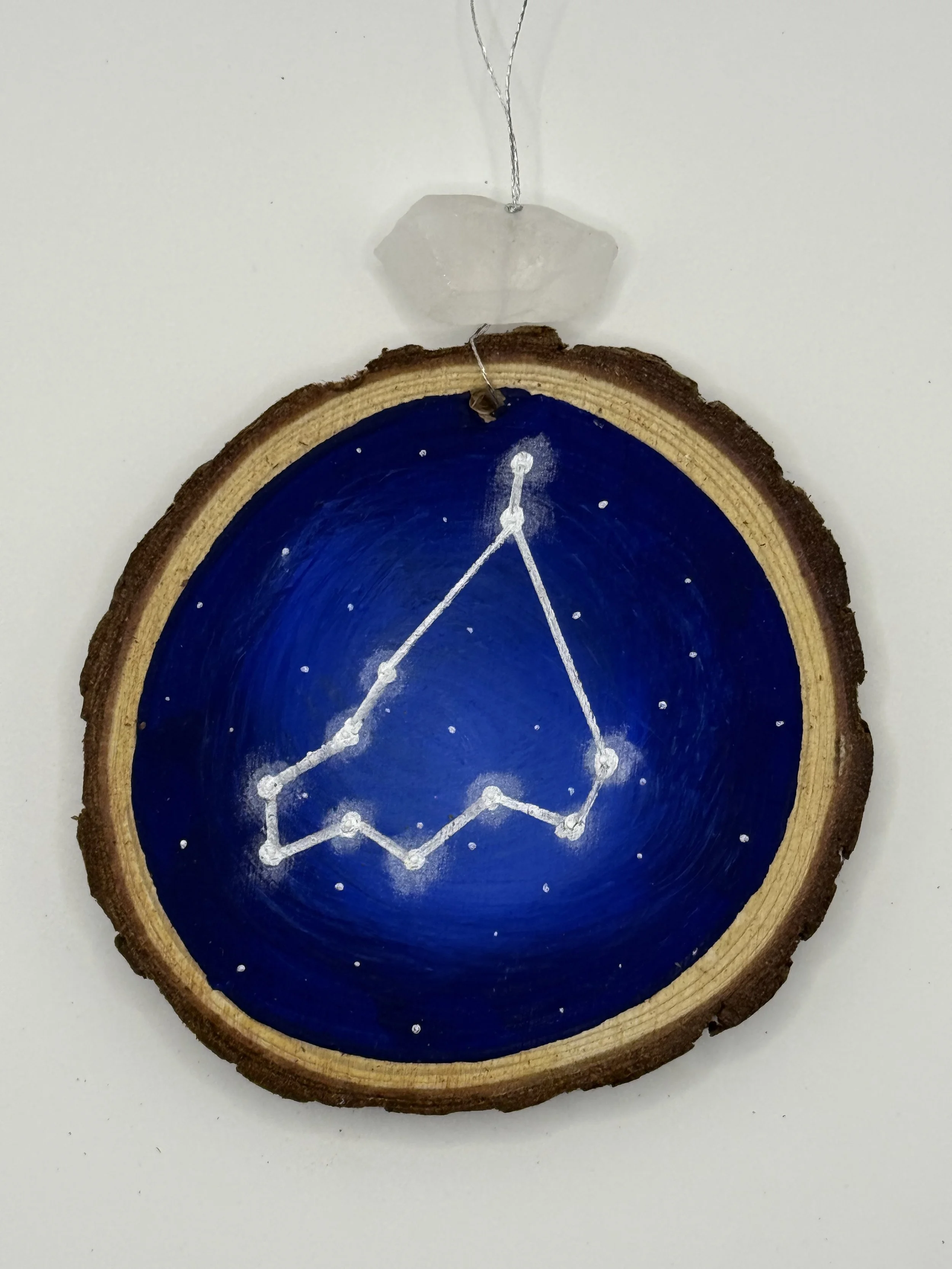 CAPRICORN CONSTELLATION / Acrylic Wood Ornament / 3x3" / Commissions+Recreations: $15