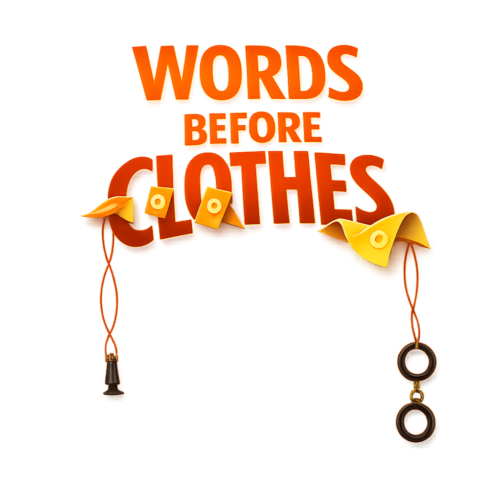 WORDS BEFORE CLOTHES