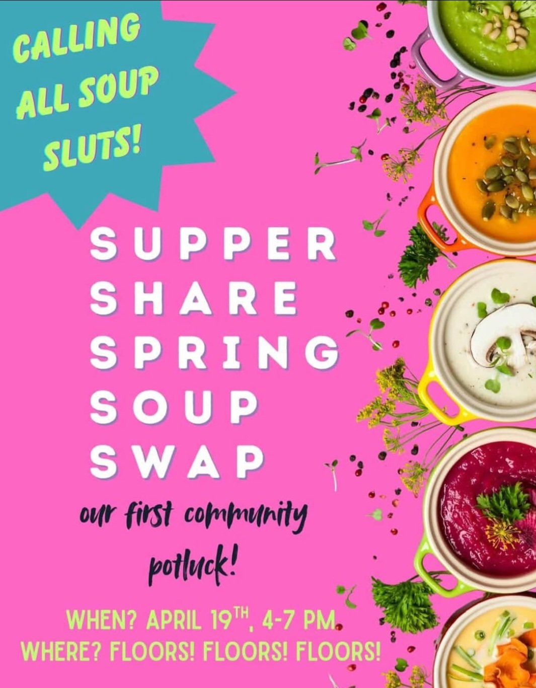 Supper Share Spring Soup Swap