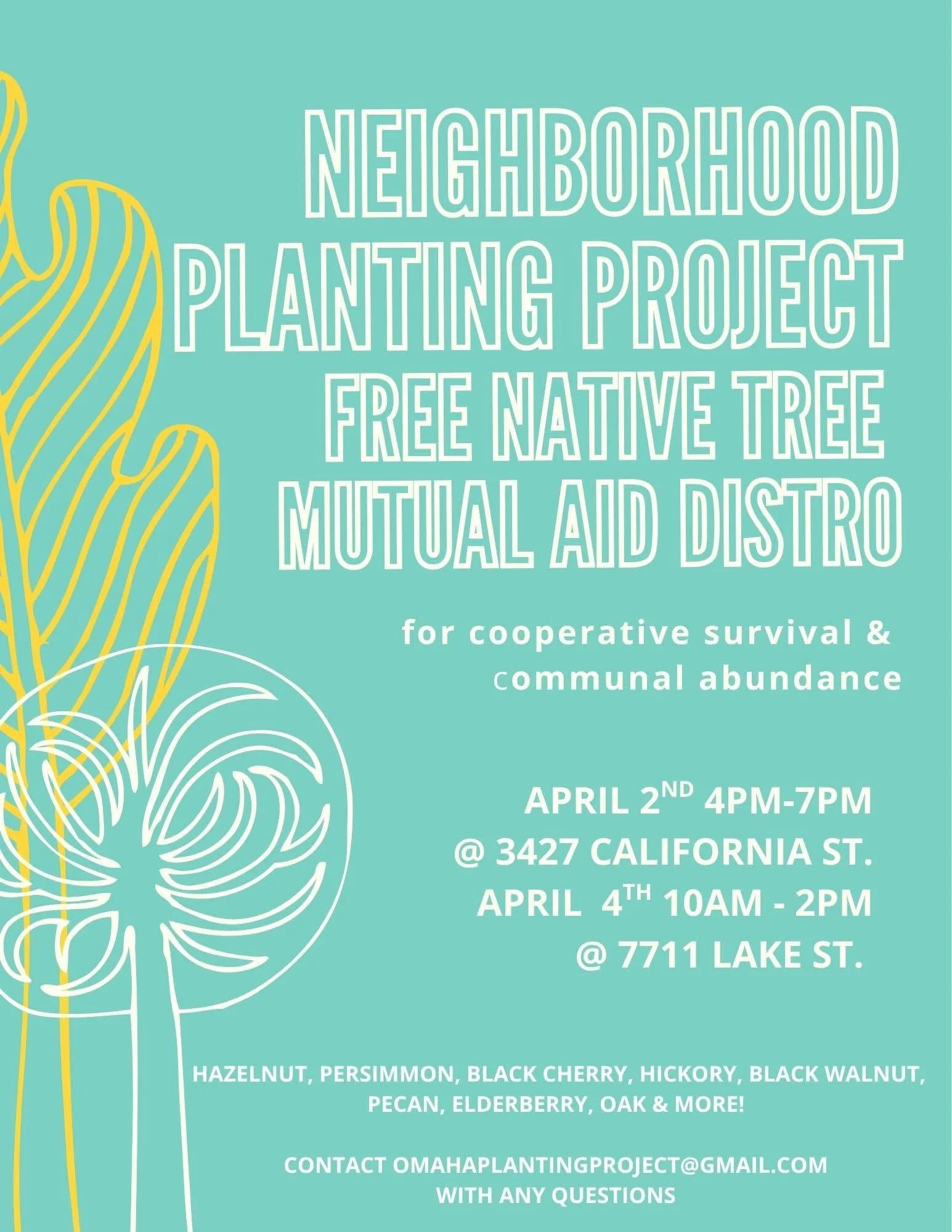 Free Native Tree Mutual Aid Distro
