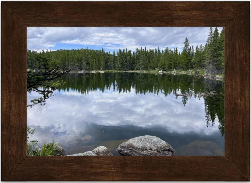 mountain lake 8x12 framed.jpg