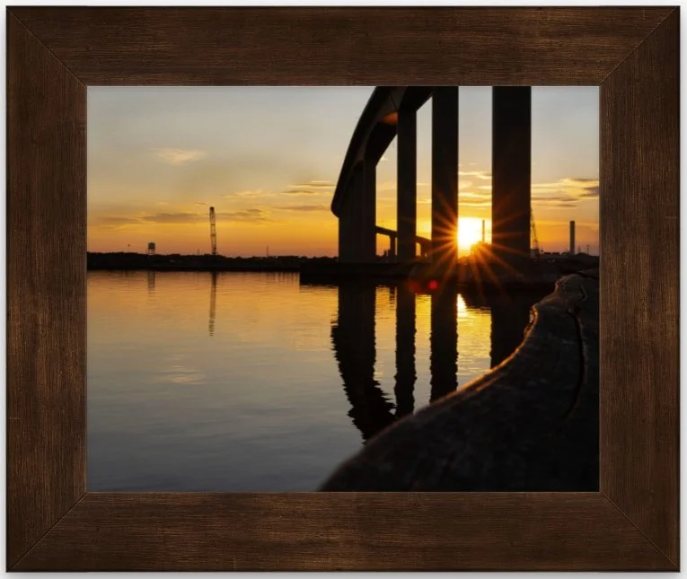 Sunset Bridge 8x10 framed.jpg