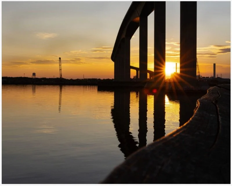 Sunset Bridge, Fine art print