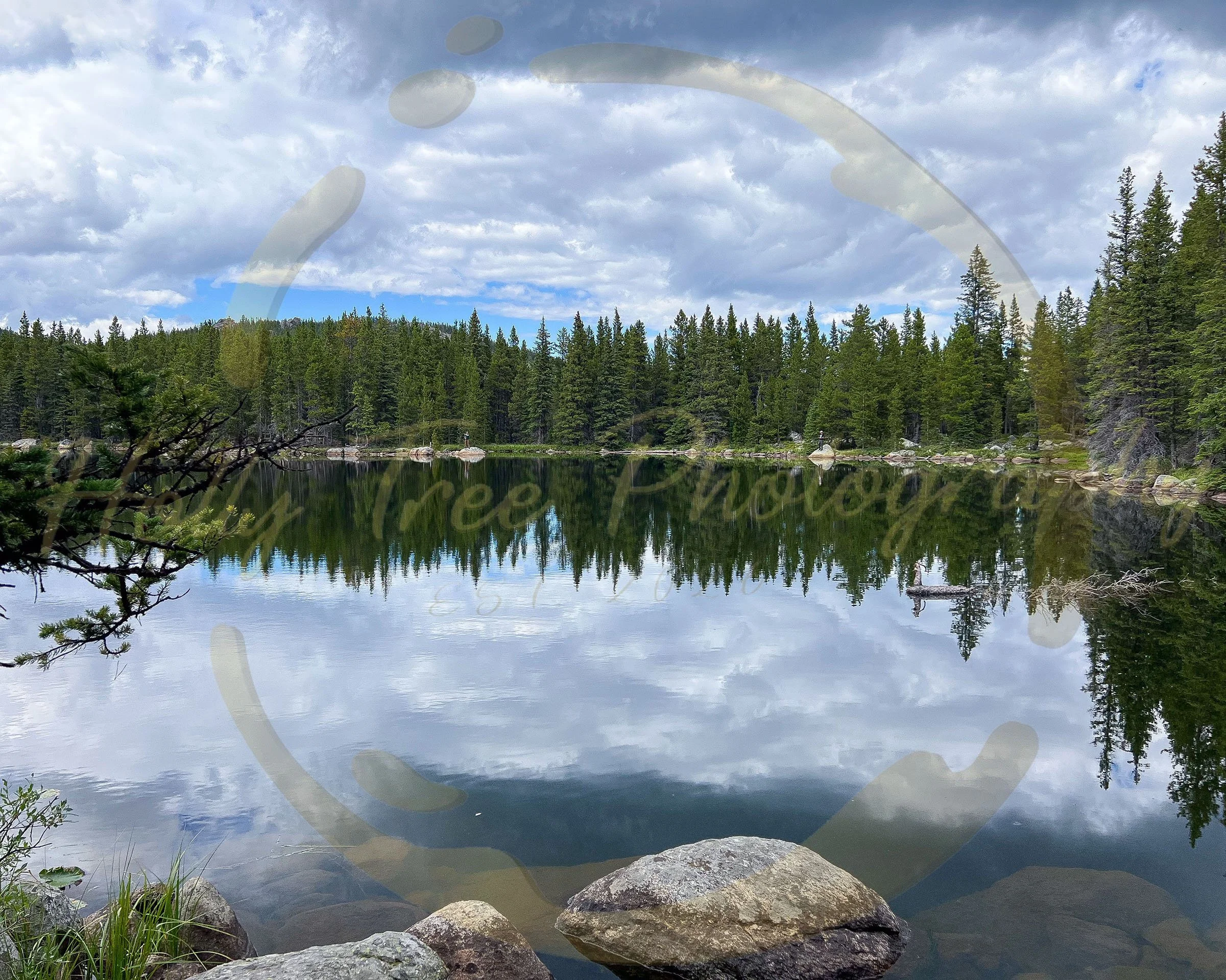 Mountain Lake, 2025. 
16 X 20 Inches.
Digital Photograph 