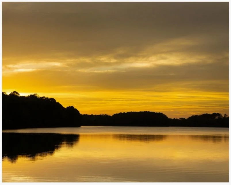Sunset Lake, Fine art print