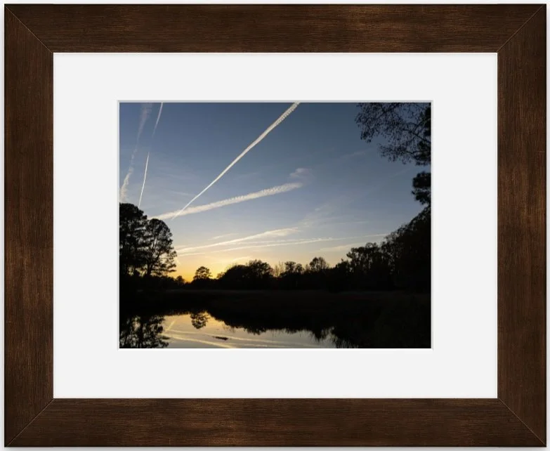 Sky Trails 8x10 matted framed.jpg