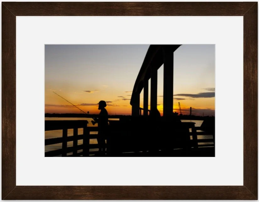 Sunset Silhouette 8x12 matted framed.jpg