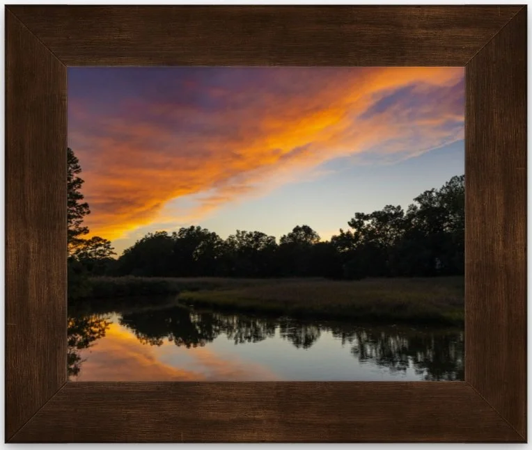 Sunset Reflections 8x10 framed.jpg