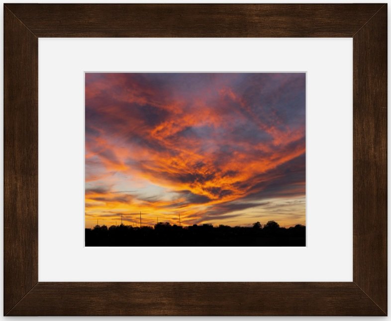 Sky of Fire 8x10 matted framed.jpg