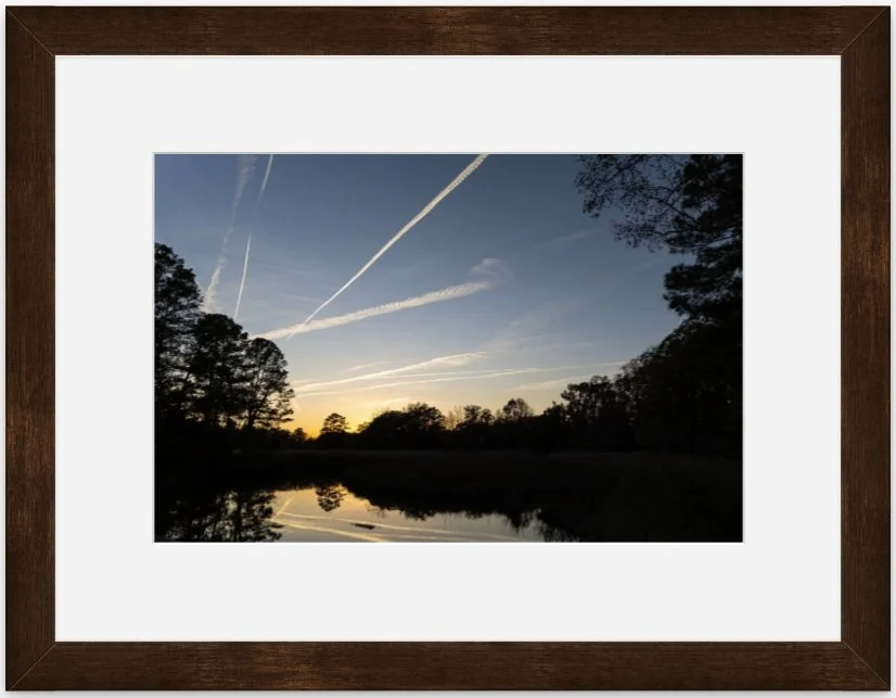 Sky Trails 8x12 matted framed.jpg