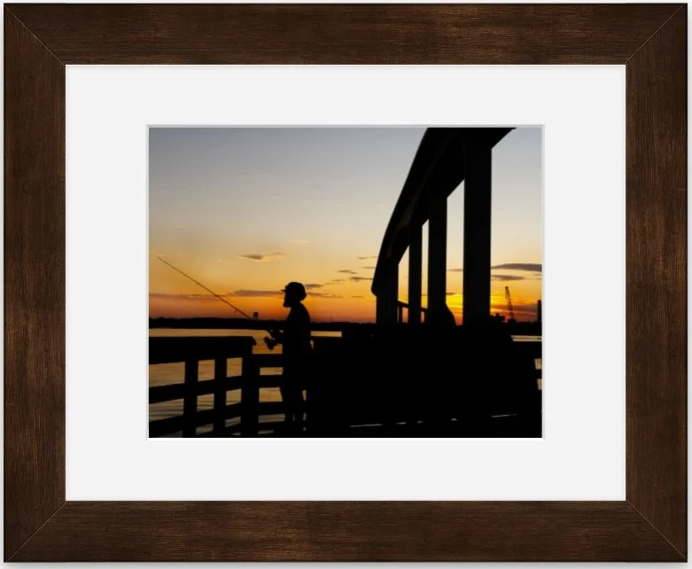 Sunset Silhouette 8x10 matted framed.jpg
