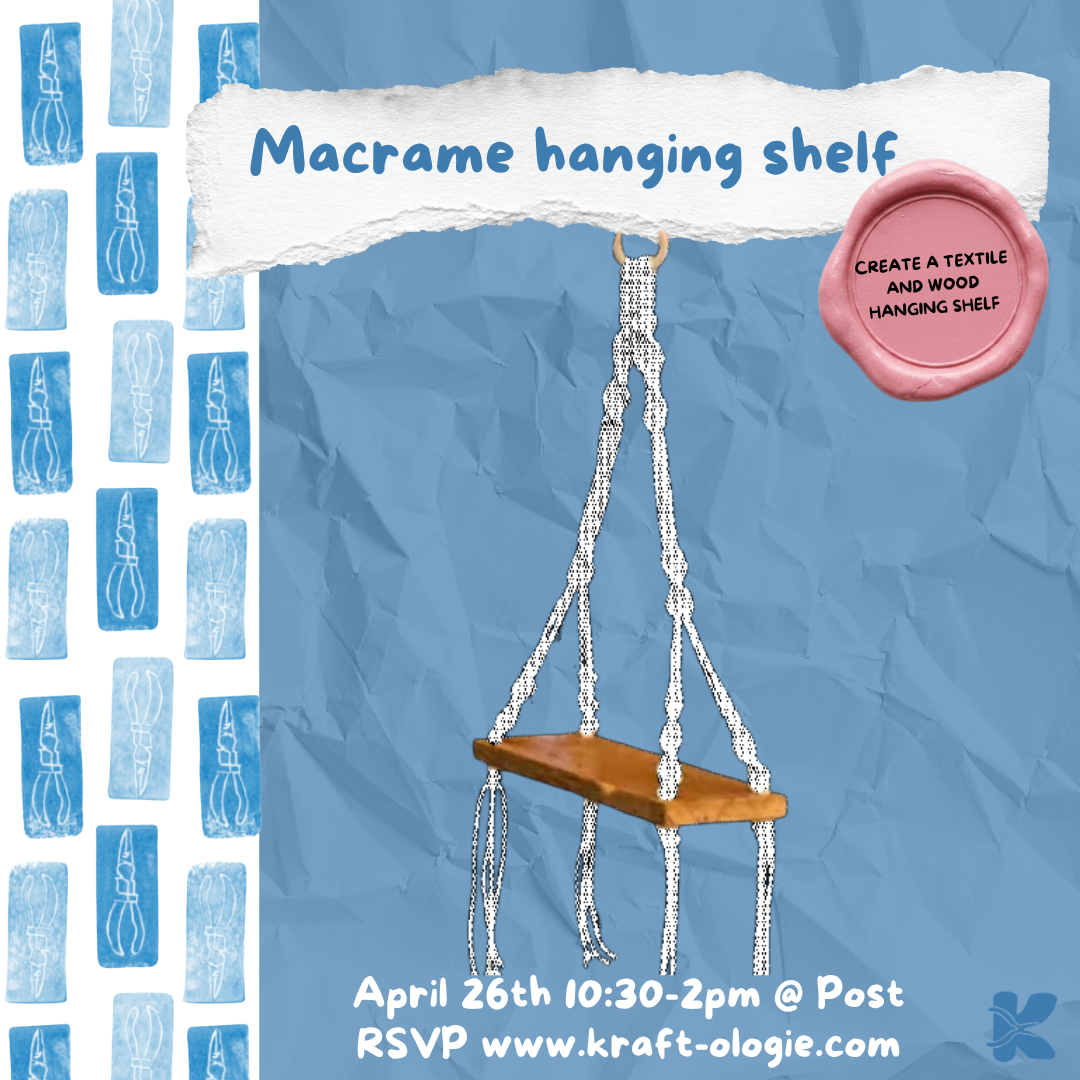 Macrame Hanging Shelf