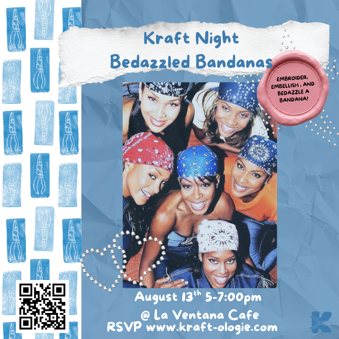 Kraft Night: Bedazzled Bandanas | August 13th