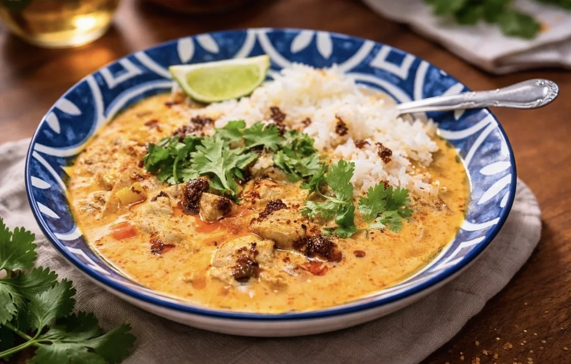 Vietnamese Coconut Curry Chicken Soup