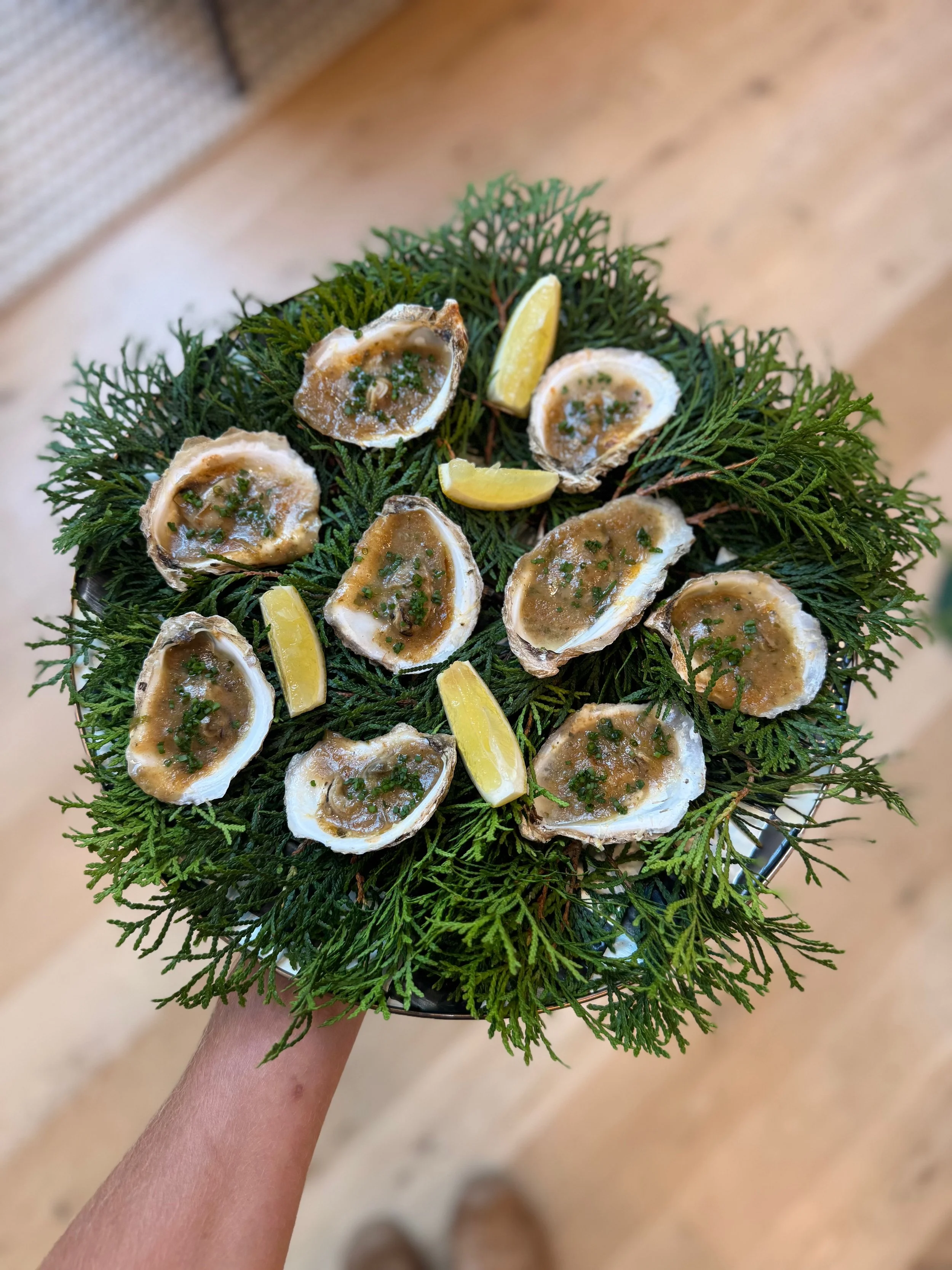 Shucked oysters Martha’s Vineyard