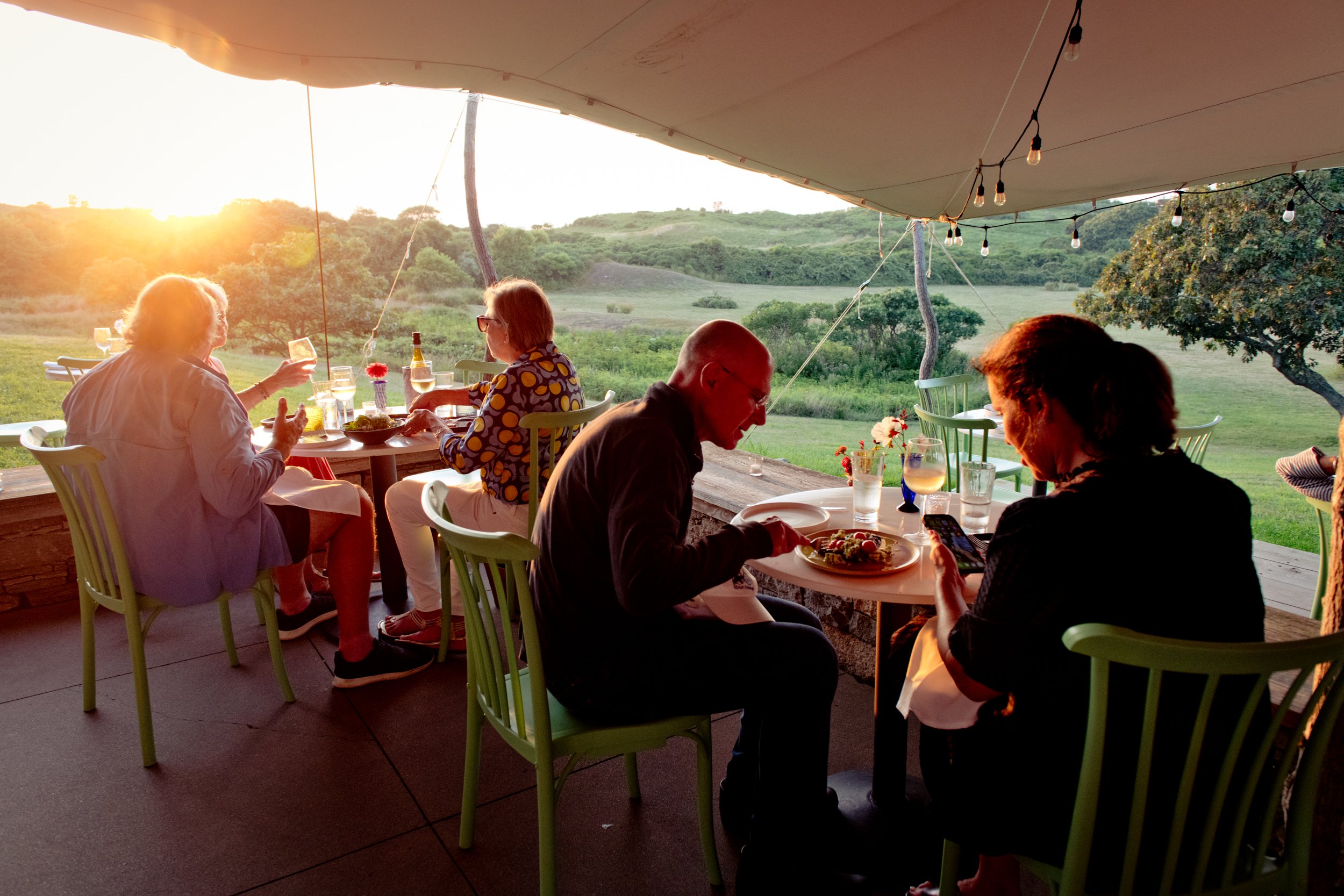 Dinner party in Aquinnah