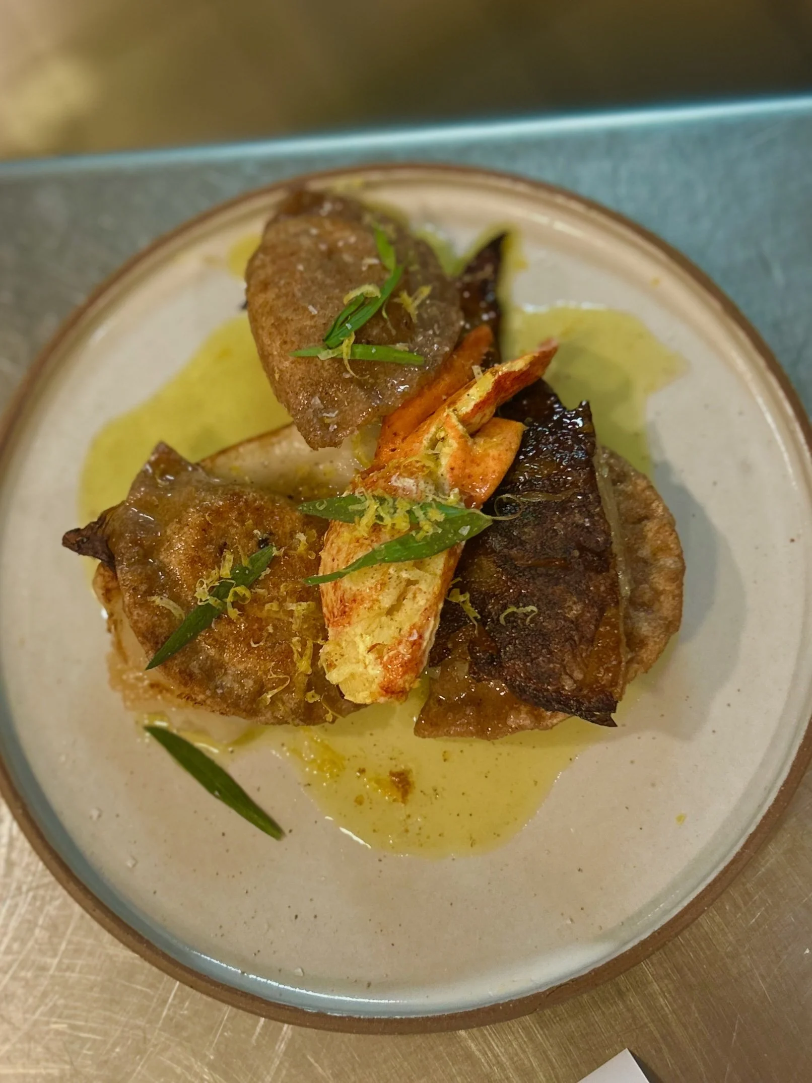 Lobster pierogi, Menemsha