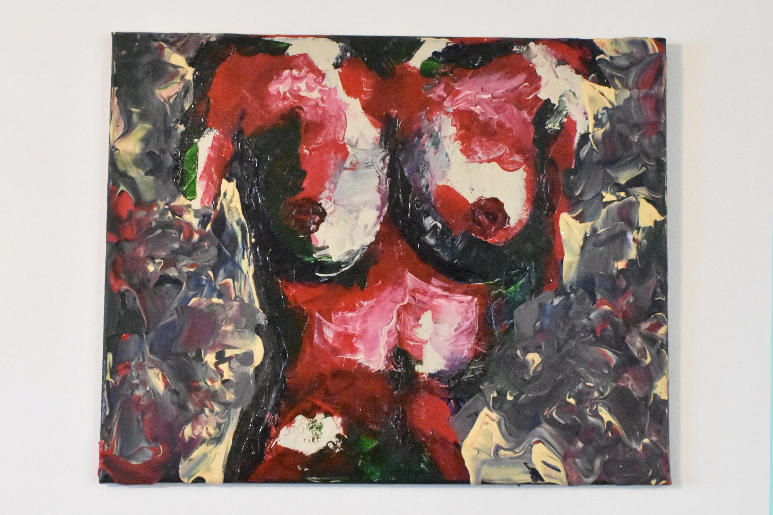 "Persona 1" – Acrylic painting on gesso board – 20in x 16in – $500