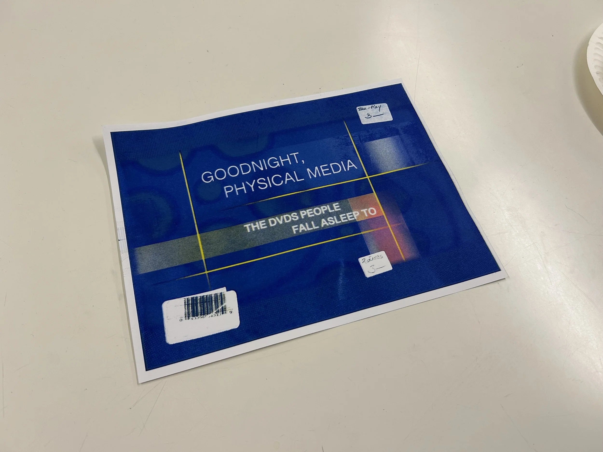 Goodnight Physical Media RISO Print