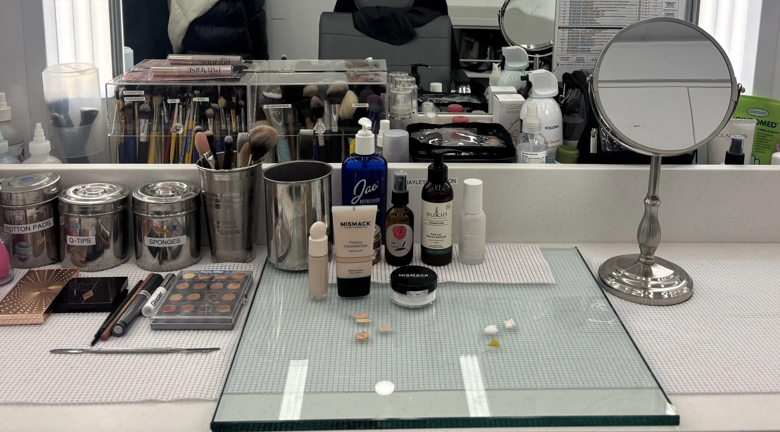 Professional makeup artist kit and brushes by Hayley Miller Vancouver