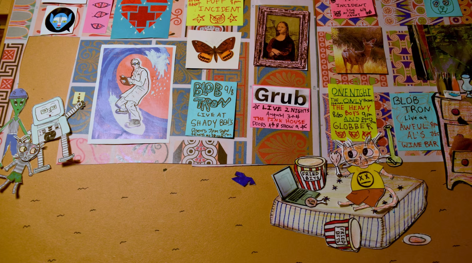 Trash Cats - Animated Series Episode 3
Ham's Room - stop-motion animation set build