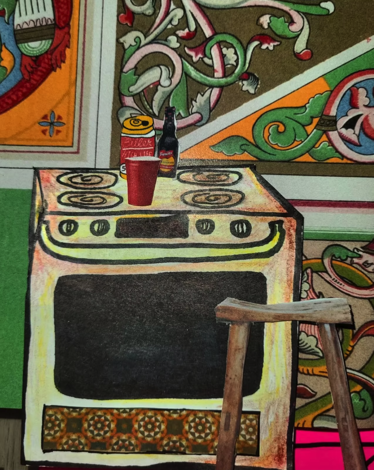 Trash Cats - animated series pilot
Kitchen - stop-motion animation set build