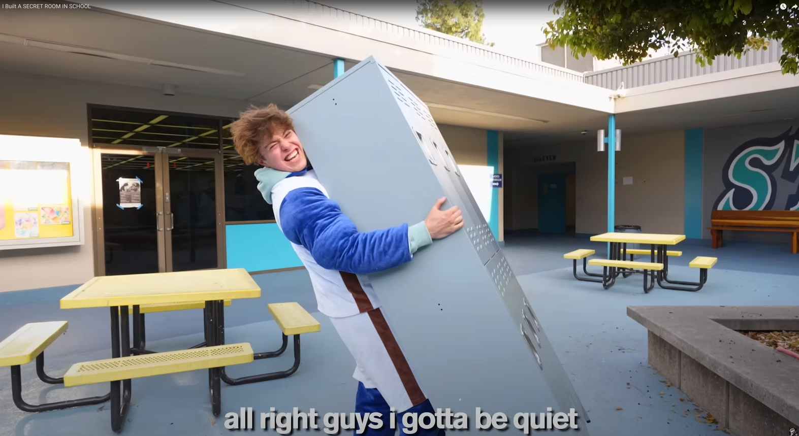 I Built A SECRET ROOM IN SCHOOL - YouTube Vlog
Set Dressing
shot on location in Orange 