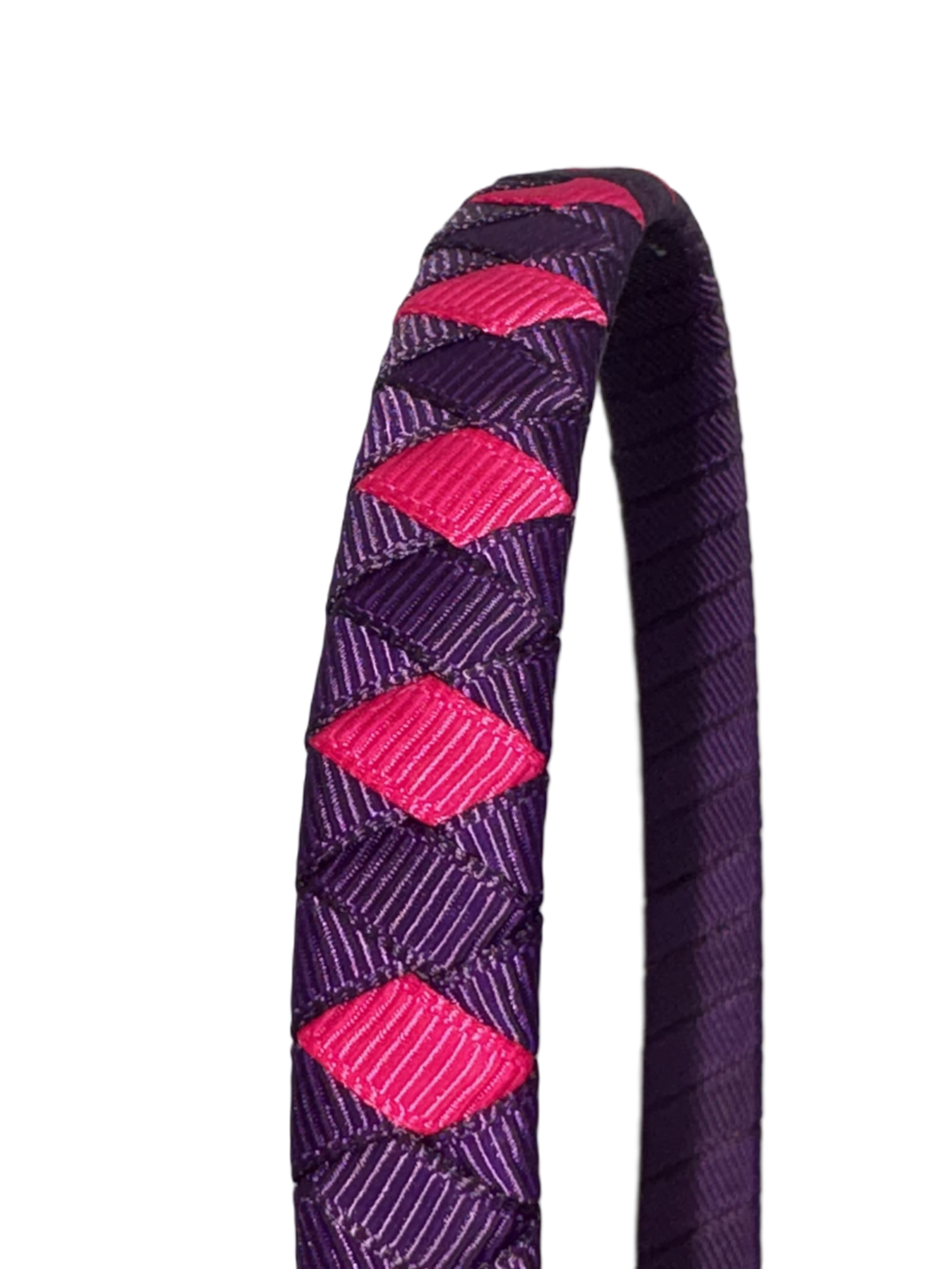 Purple and Pink Woven Headband