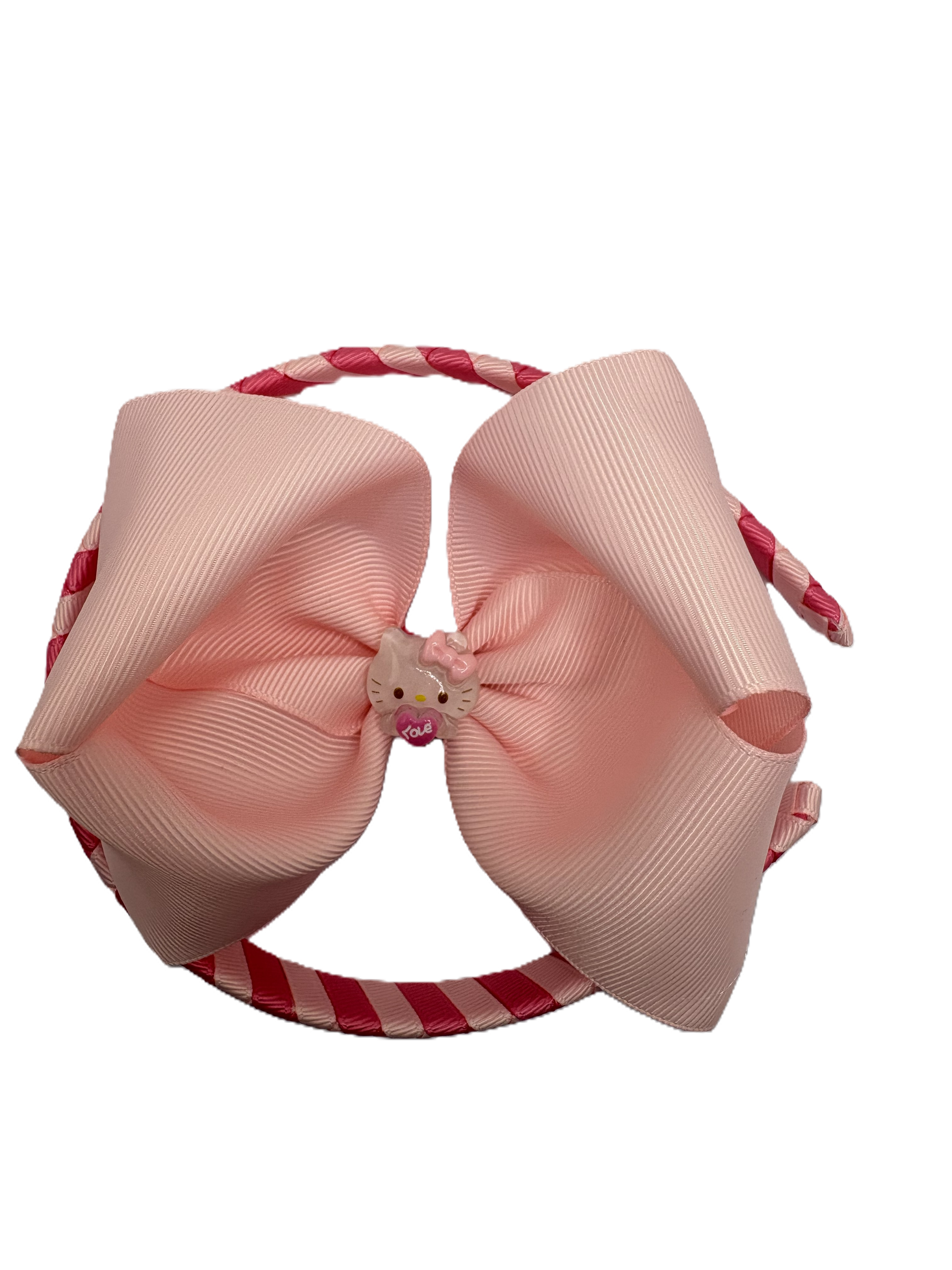 Charming Pink Headband & Hairbow Combo