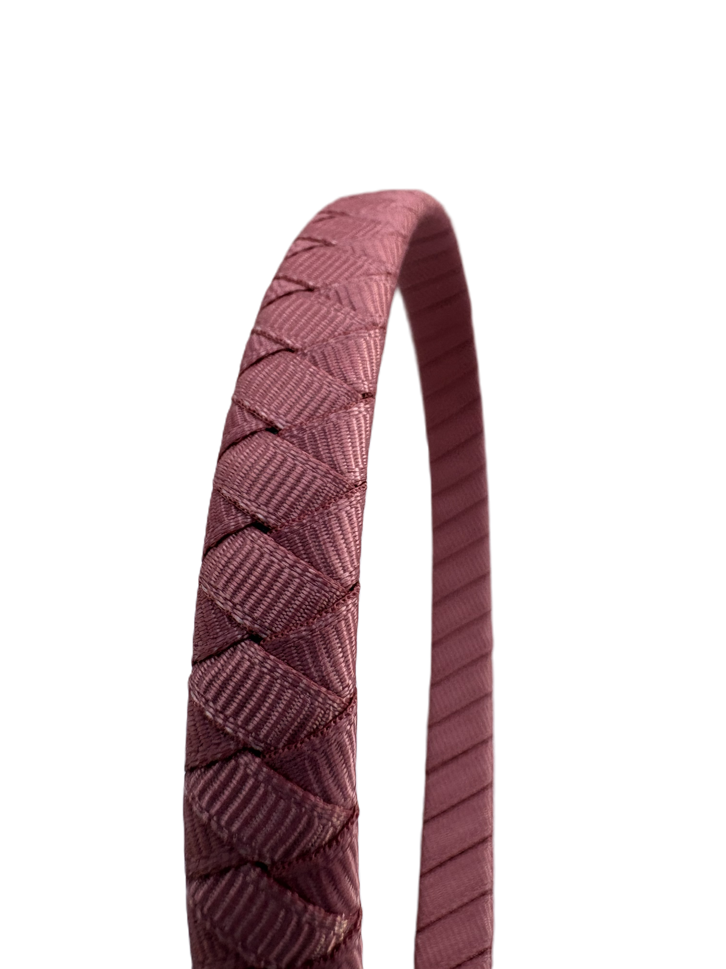 Elegant Pink Woven Headband