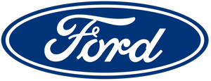 Ford logo with blue oval and white script