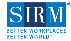SHRM logo with the slogan 'Better Workplaces, Better World'.