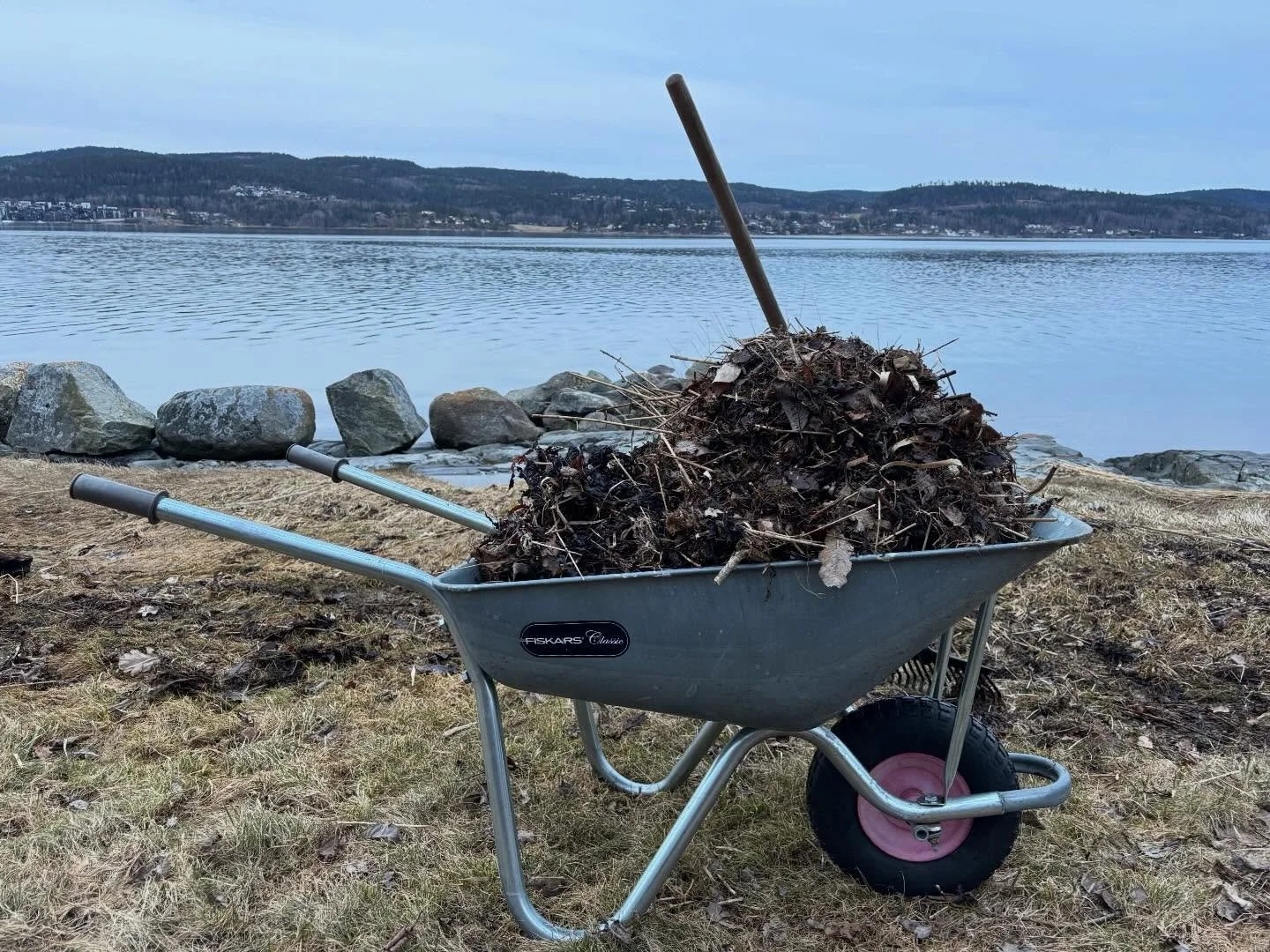 Gratis gj&oslash;dsel!
N&aring; er en ypperlig tid &aring; rake opp tang og sj&oslash;gress som har blitt skylt opp langs strandkanten og ligget over vinteren. 
Saltet er skylt ut av sn&oslash; og regn, tilbake er verdifull kompost som du kan fylle b