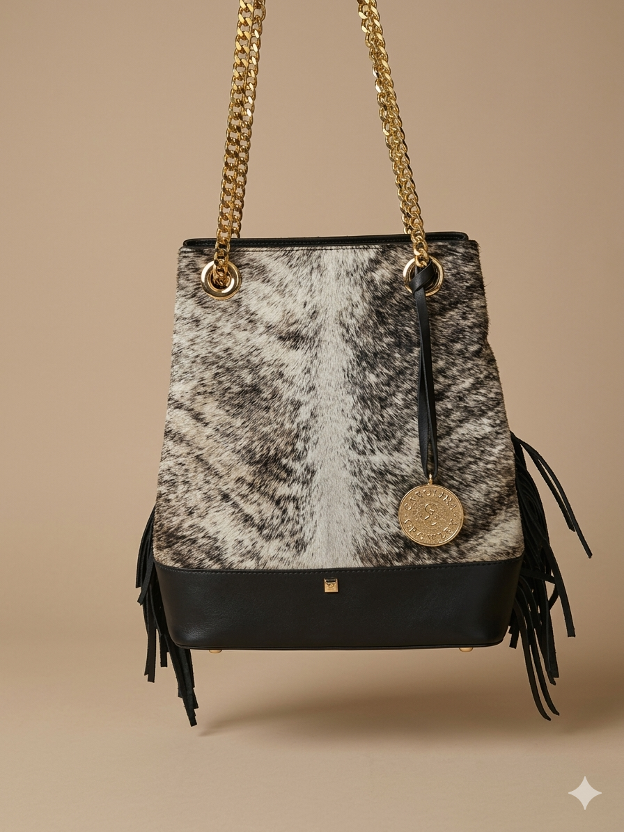 MORRAL DE PELO CON CADENA