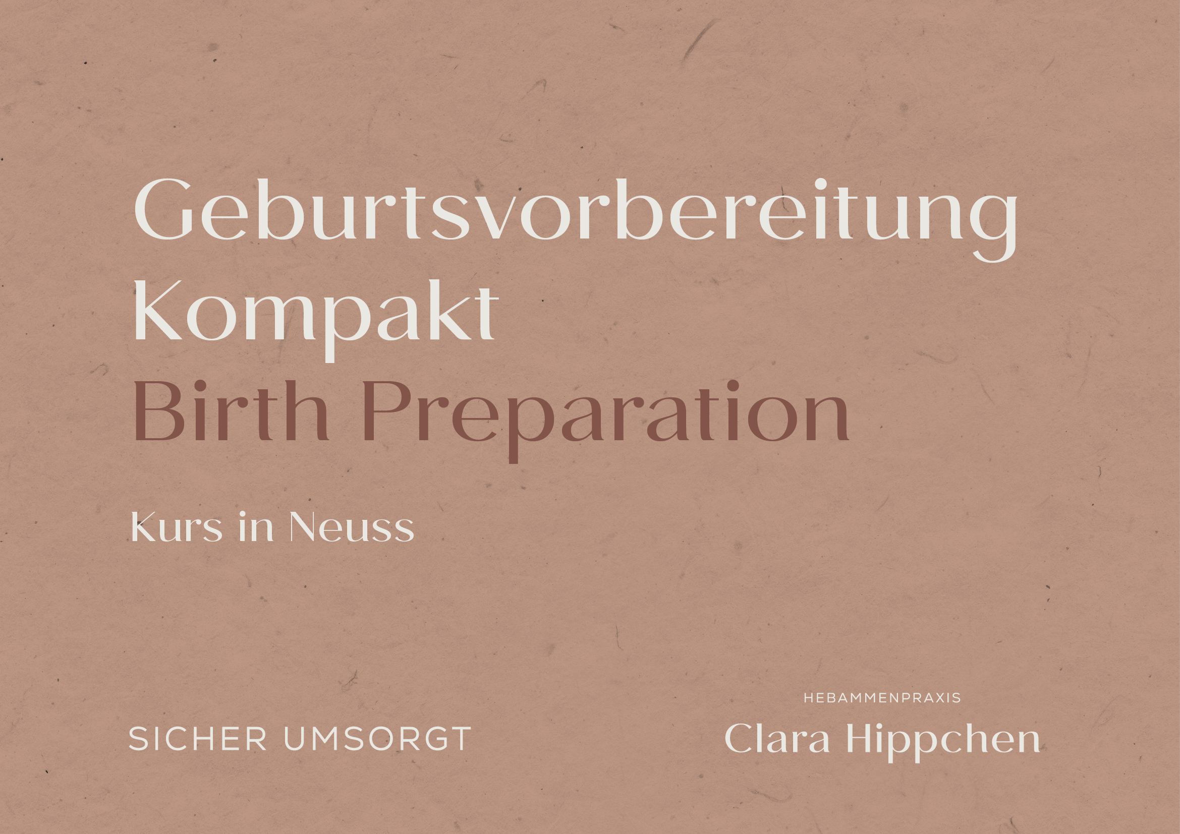 Geburtsvorbereitung Kompakt             (13.6.2026 10:00 - 18:30)