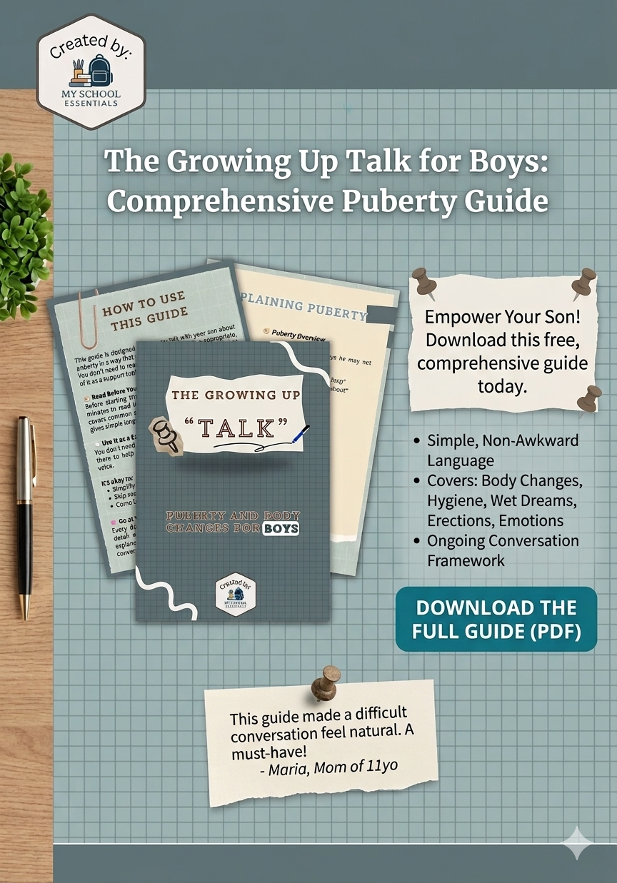 The Growing Up "Talk"... Puberty and Body Changes for Boys