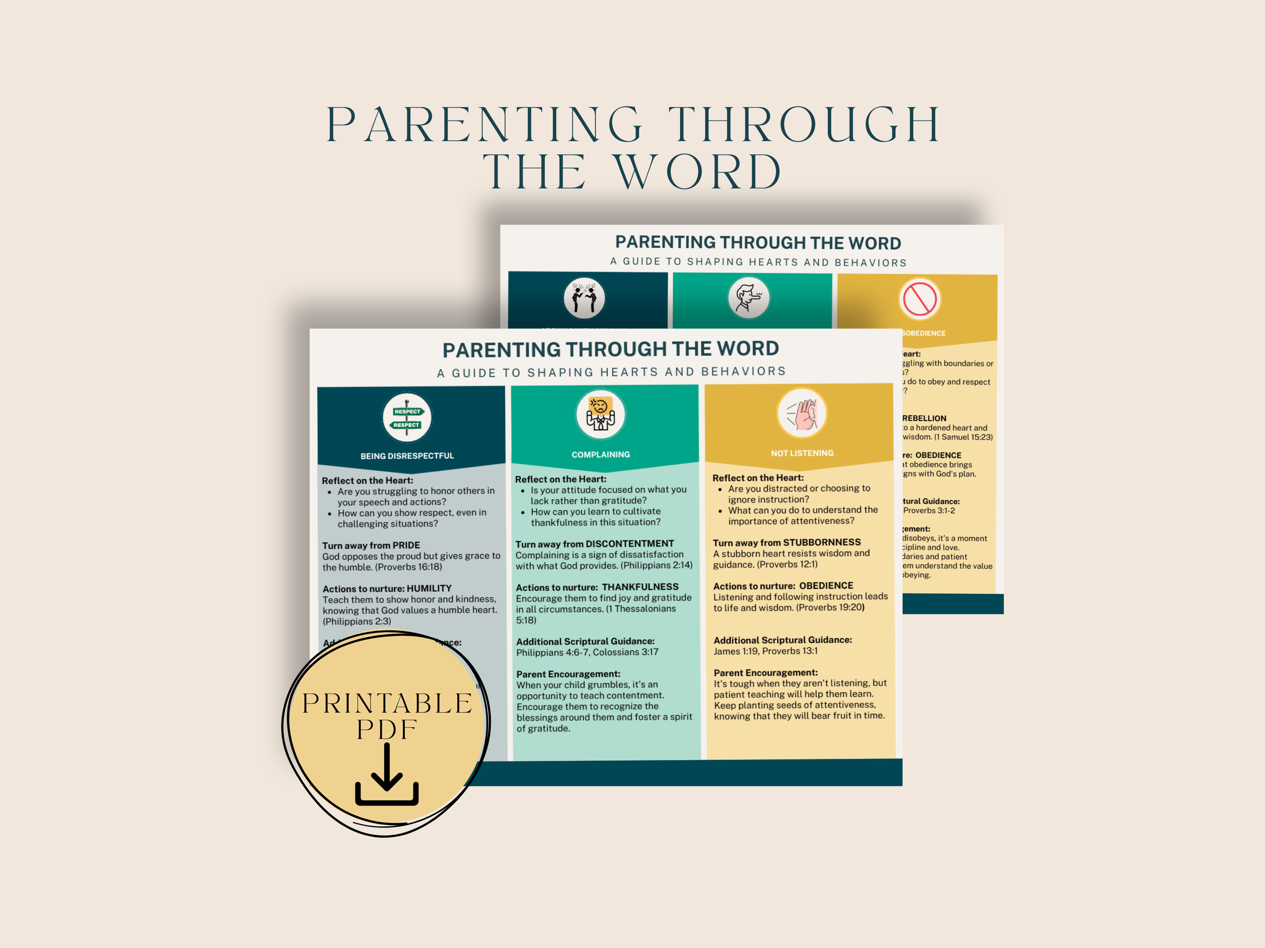 Parenting Through the Word - A Guide to Shaping Hearts and Behaviors