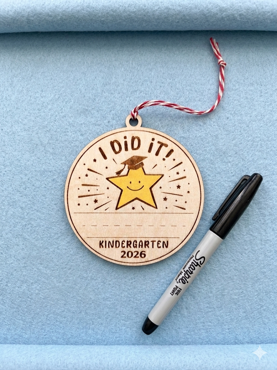 Personalized Kindergarten Graduation Keepsake