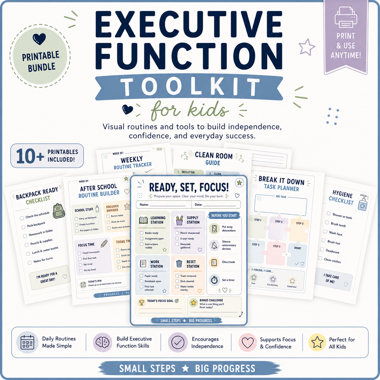 Executive Function Skill Building Bundle