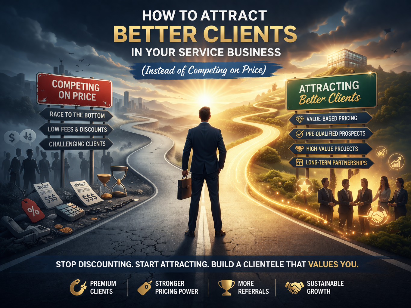 How to Attract Better Clients in Your Service Business (Instead of Competing on Price)