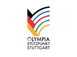 Olympia Stutzpunk logo with colorful rainbow arc above text