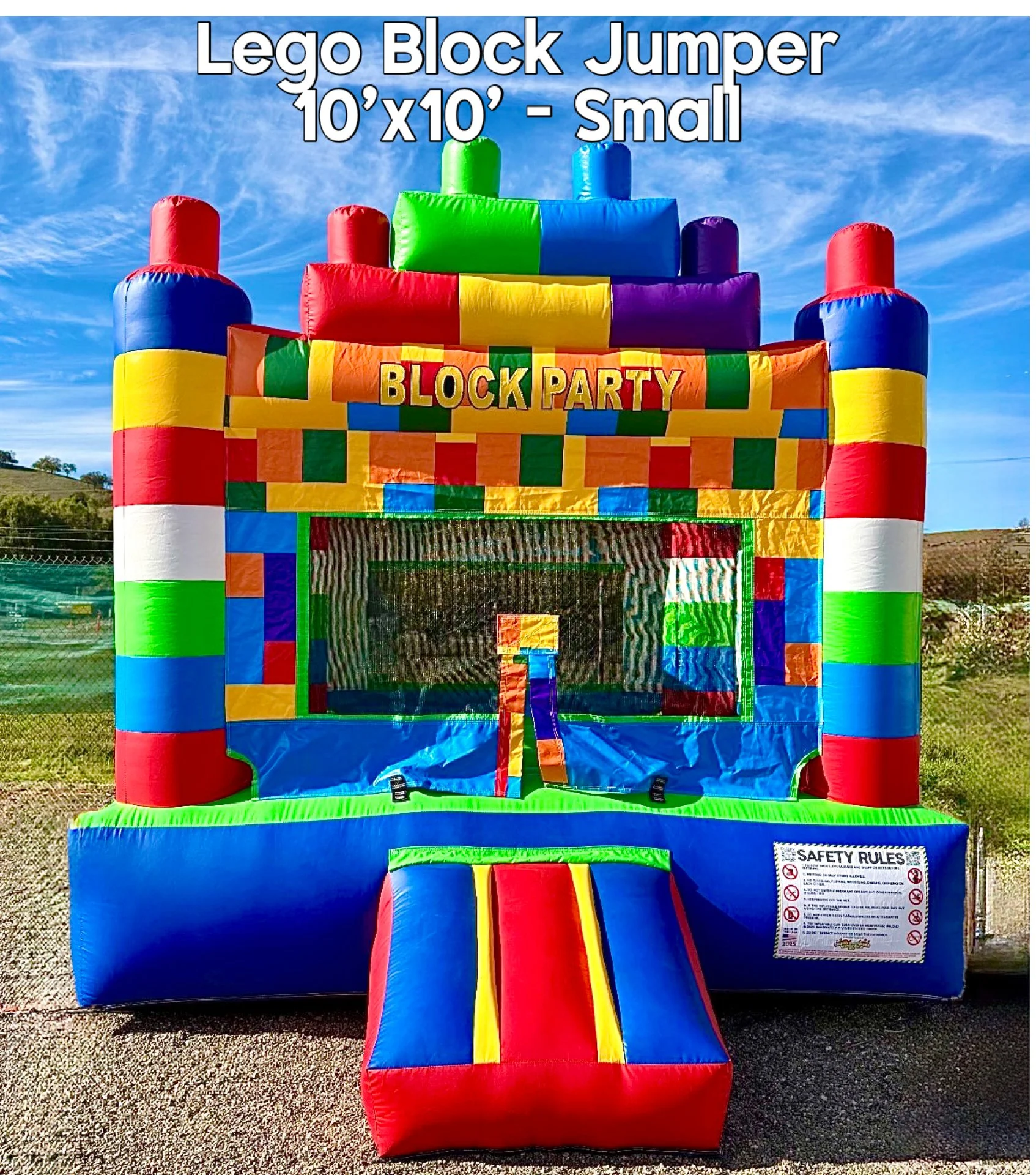 10'x10' Jump House - Blocks Party