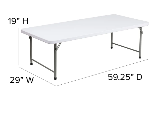 4' Folding Table (Kids Table)