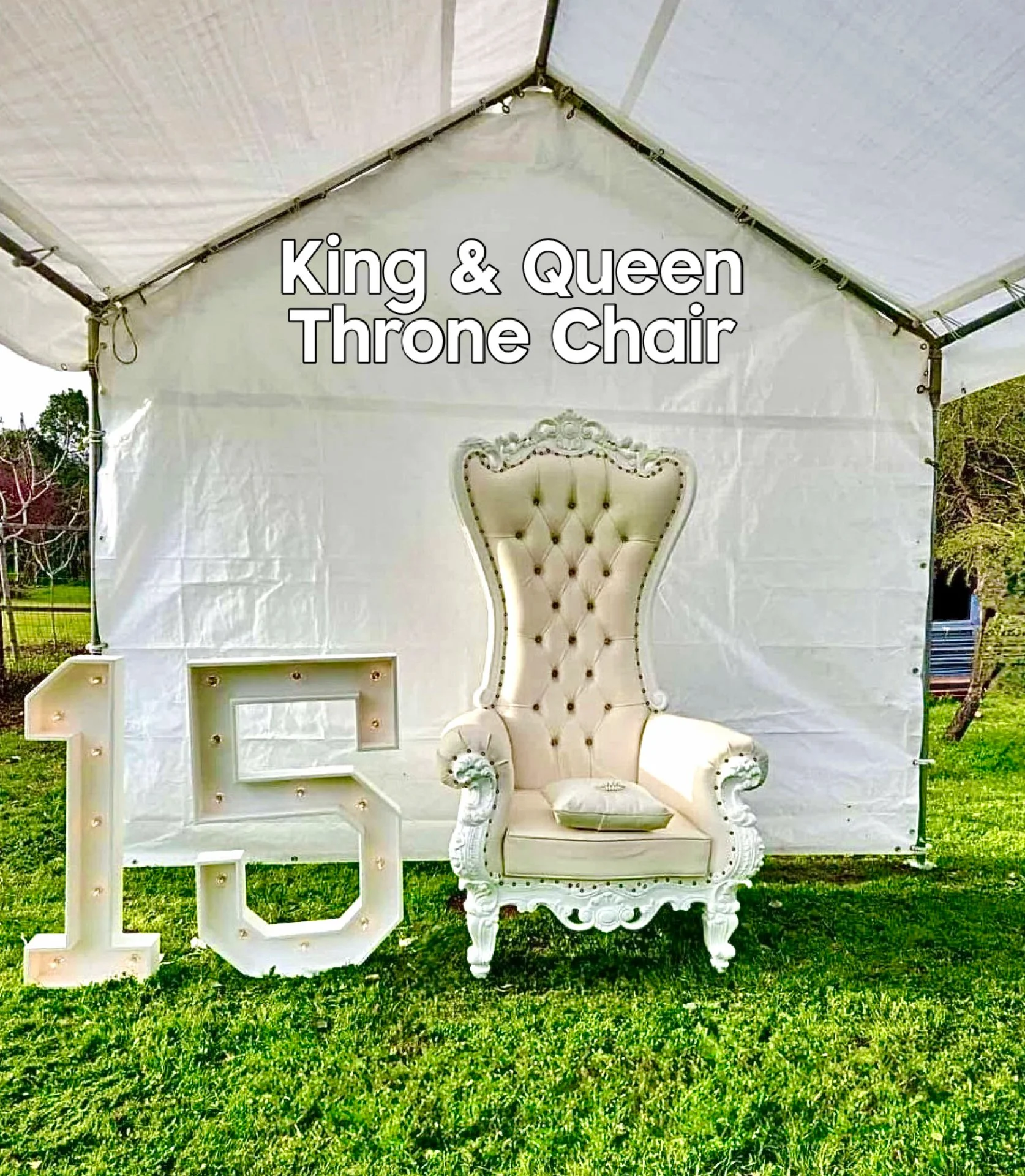 King & Queen Throne Chairs