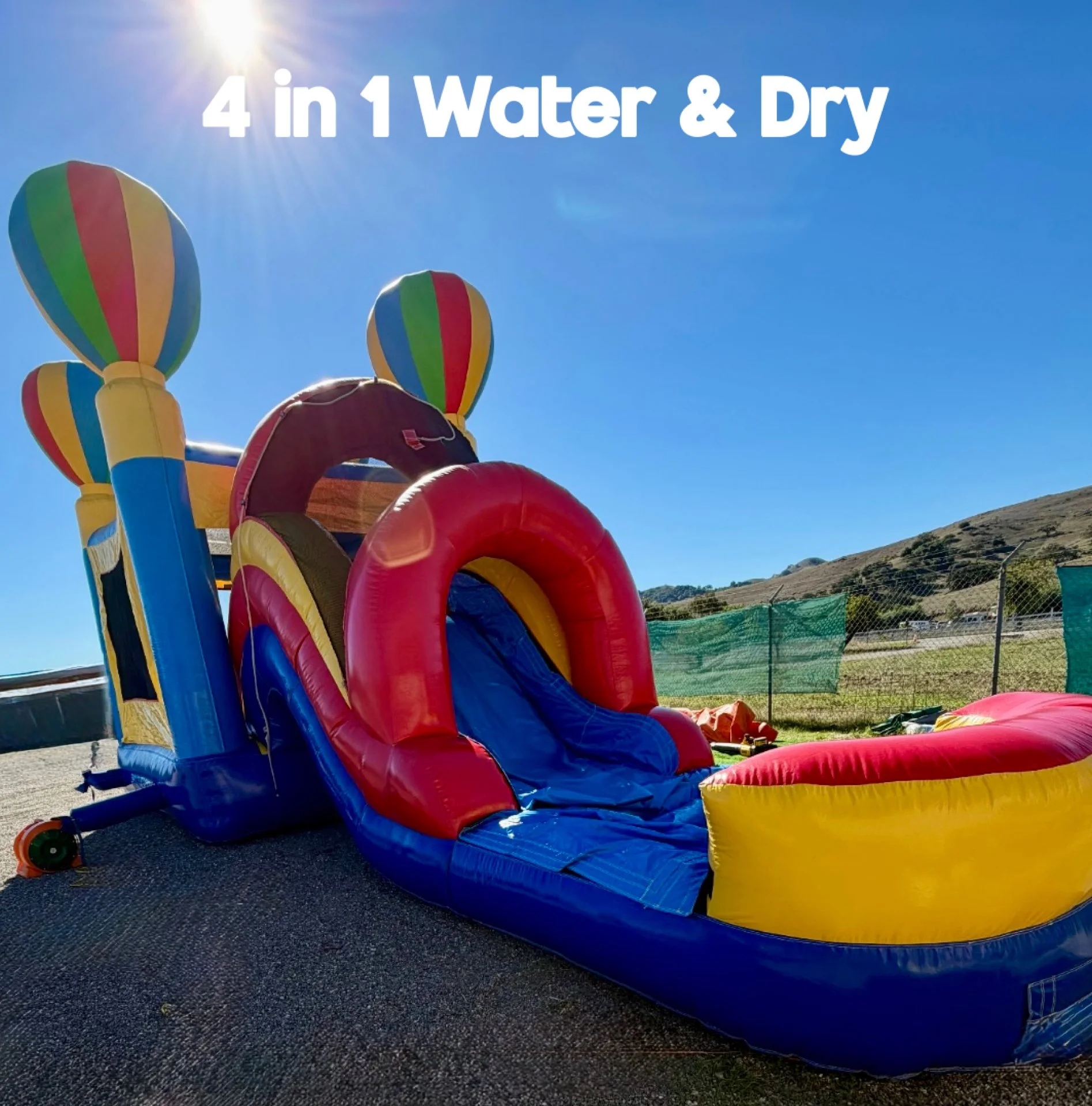 4 in 1 Waterslide & Dry Space
