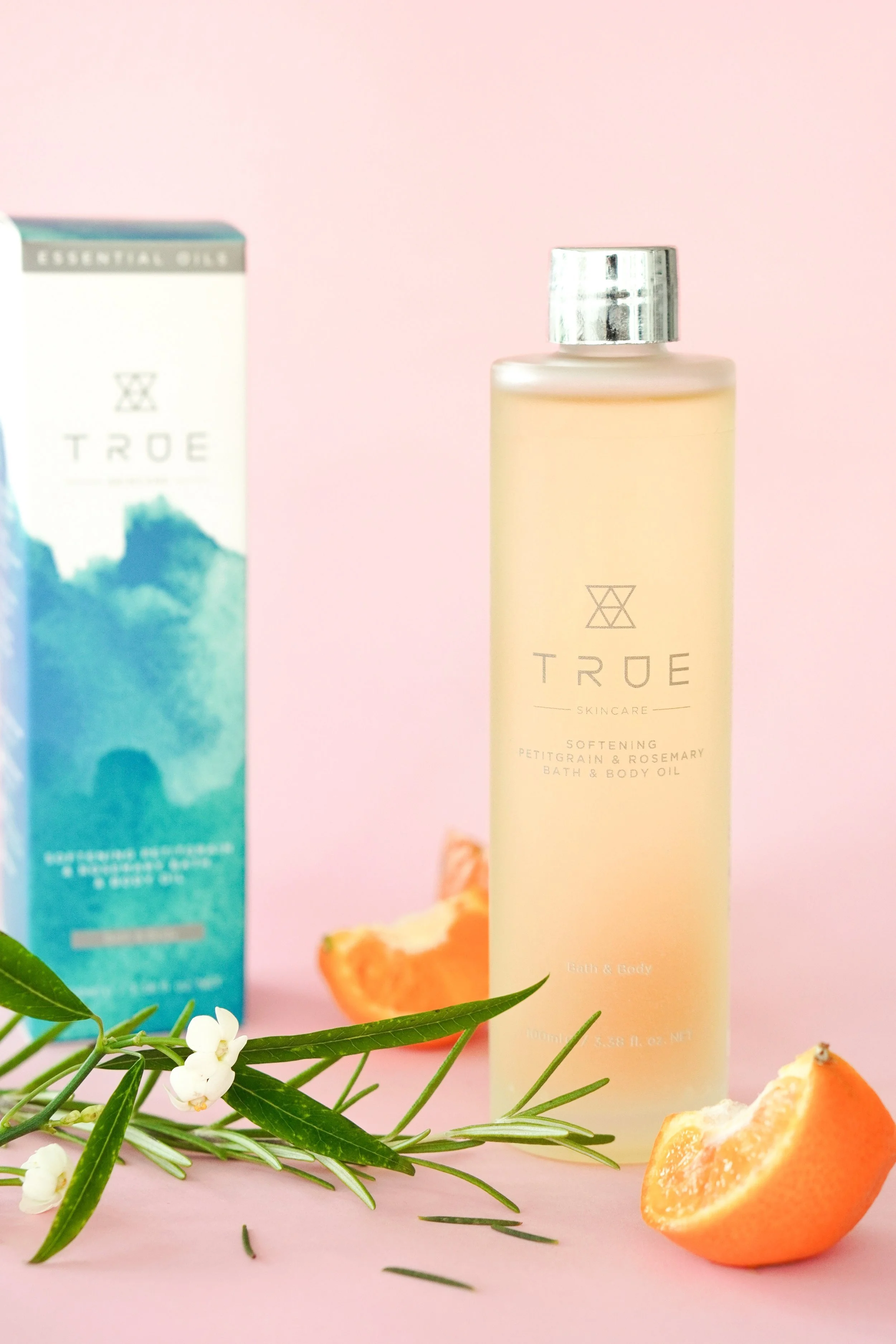 Softening Petitgrain & Rosemary Bath & Body Oil, 100ml