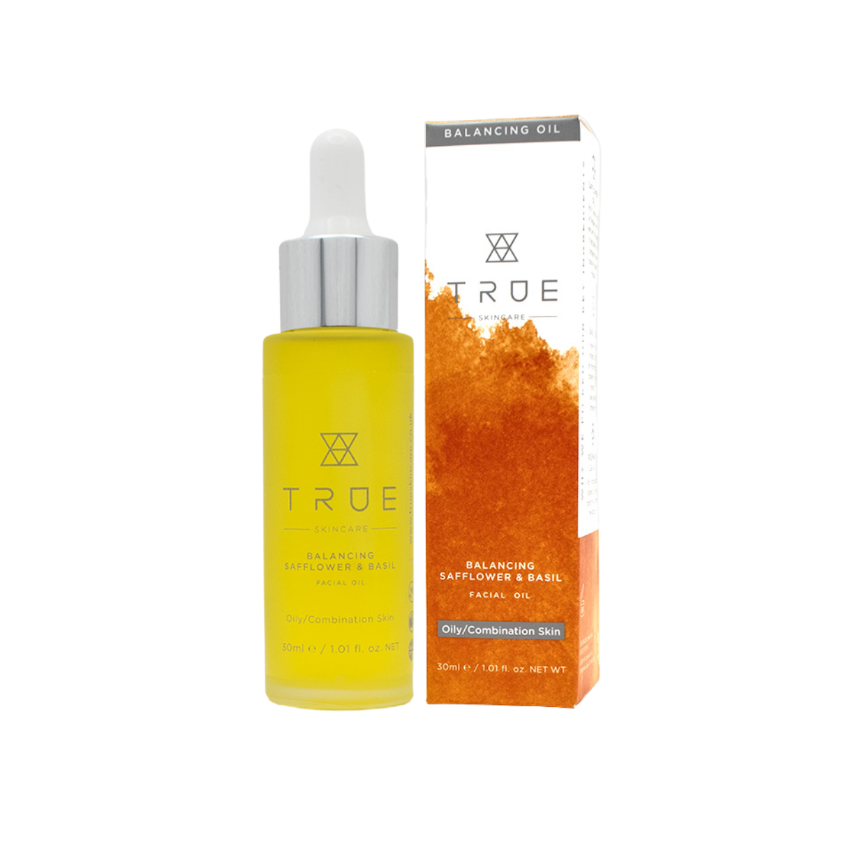 Balancing Safflower & Basil Facial Oil, 30ml