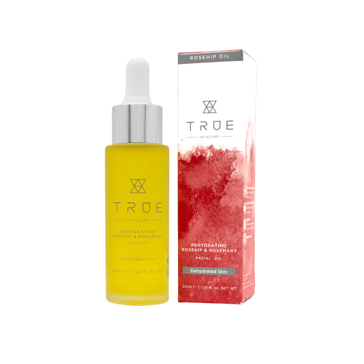 Rehydrating Rosehip & Rosemary Facial Oil, 30ml